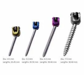 Polyaxial Pedicle Screws MAS44T by GPC Medical USA