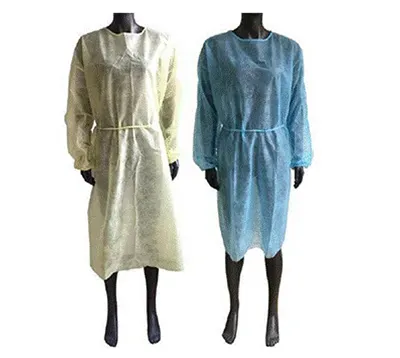 Waterproof PP+PE Isolation Gown with Knitted Cuff - GPC Medical USA