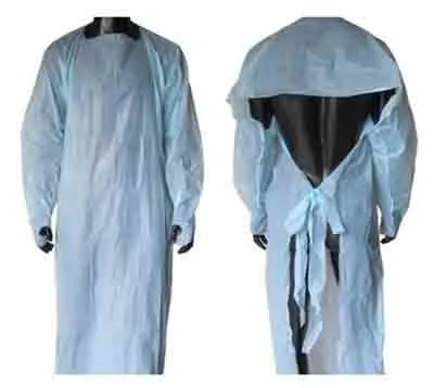 Medical Waterproof CPE Gown with Long Sleeves - GPC Medical USA