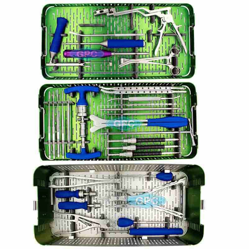 spineHEAL Surgical Instrument Set Tray Layout GOS1490