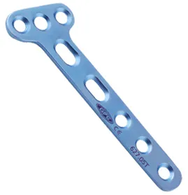 T-Plate Oblique Angled, 3.5 mm